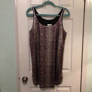 Vintage Zara snake skin tank dress Sz M